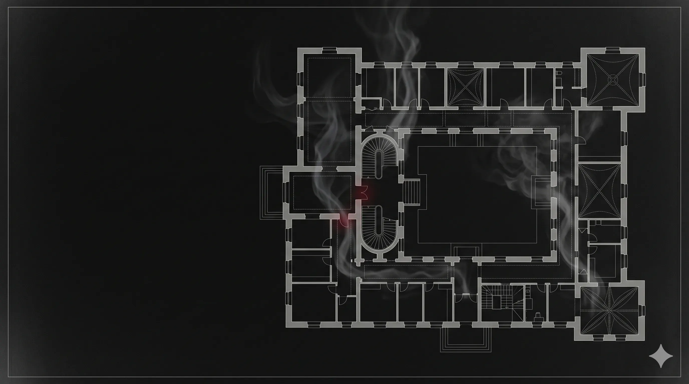 Amplla founder story — shield-form fire extinguisher in designed interior